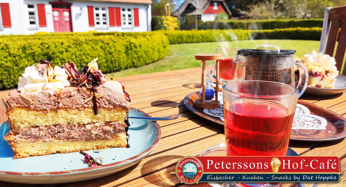 Peterssons Hof Cafe Torten und Kuchen Born Dat Happke