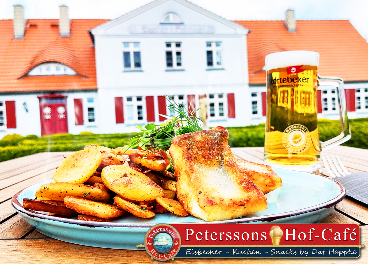 Zanderfilet Peterssons Hof Cafe Born Darss